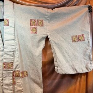 Vintage Men's Yukata Kimono. Feels like a wool/cotton blend.